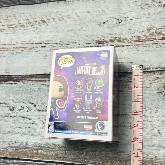 Marvel Funko Pop What If Captain Carter Stealth Suit 968 - 3” Bobble Head Figure - Picture 5 of 5